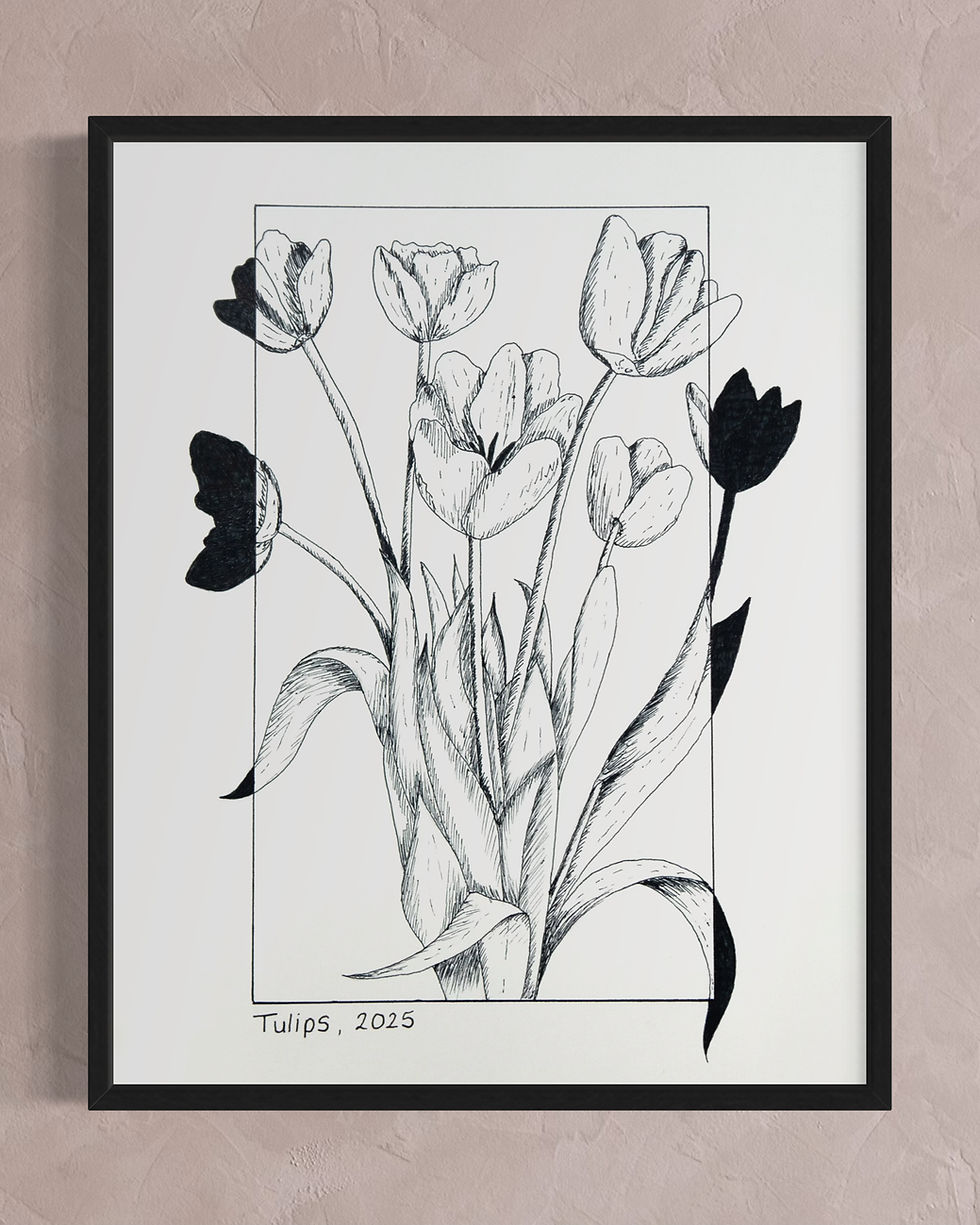 Tulips - Unframed print