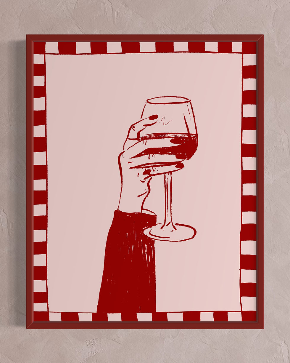 Wine Unframed Print