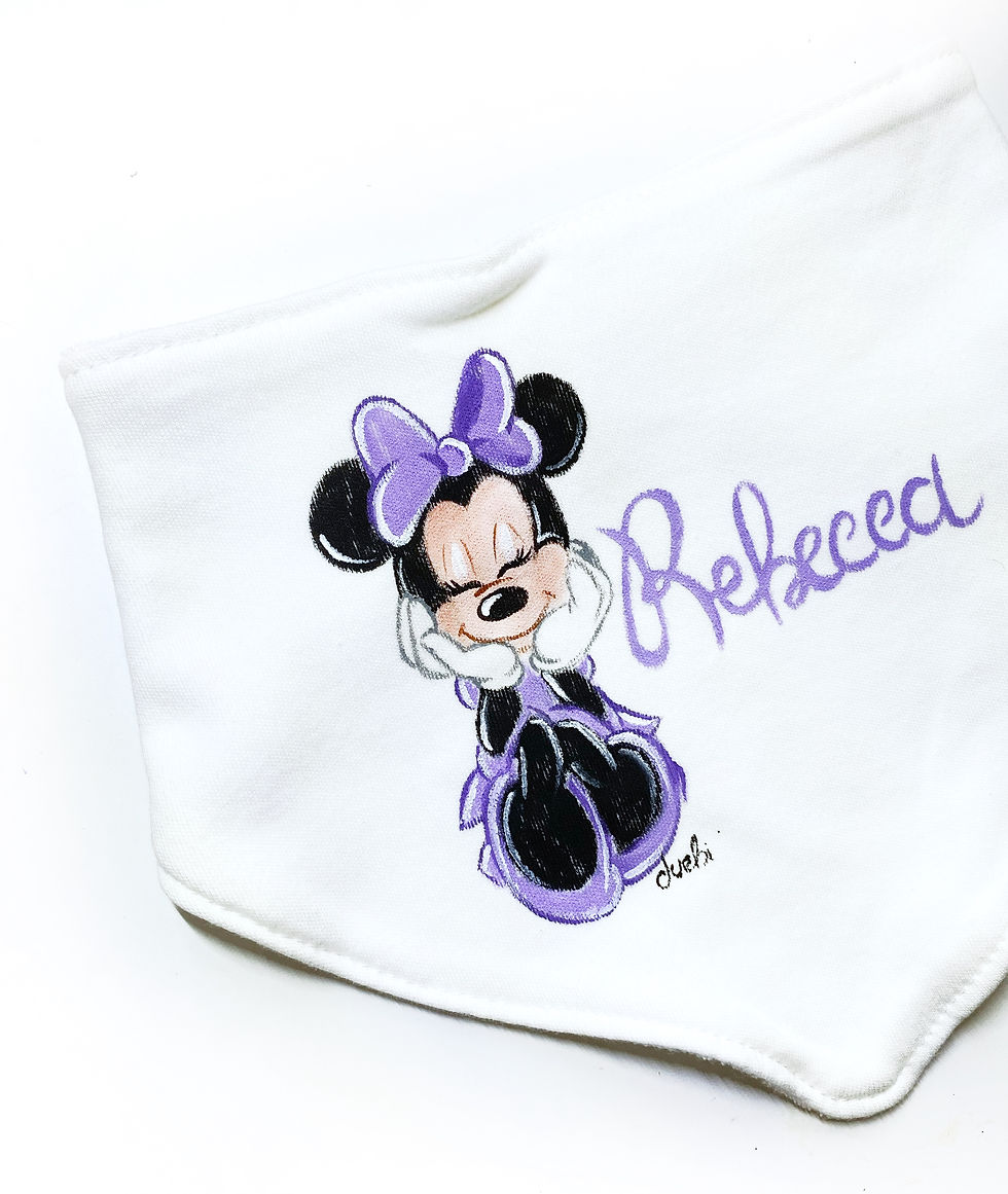 Miniatura: Bavaglini dipinto a mano bandana