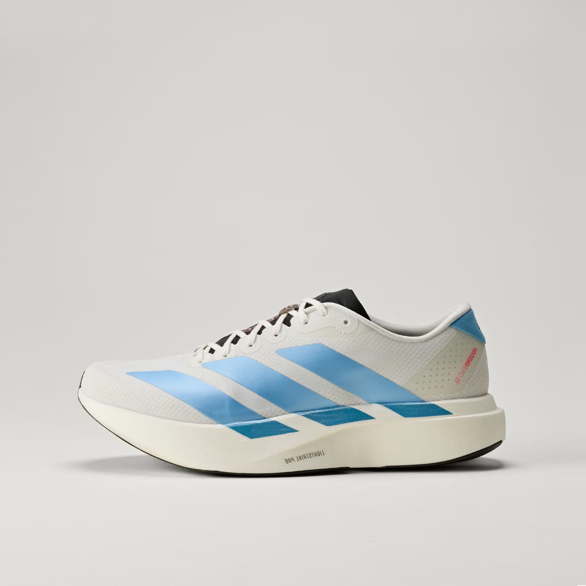 Adizero Evo Sl Men's (Off White / Light Blue / Bright Red)