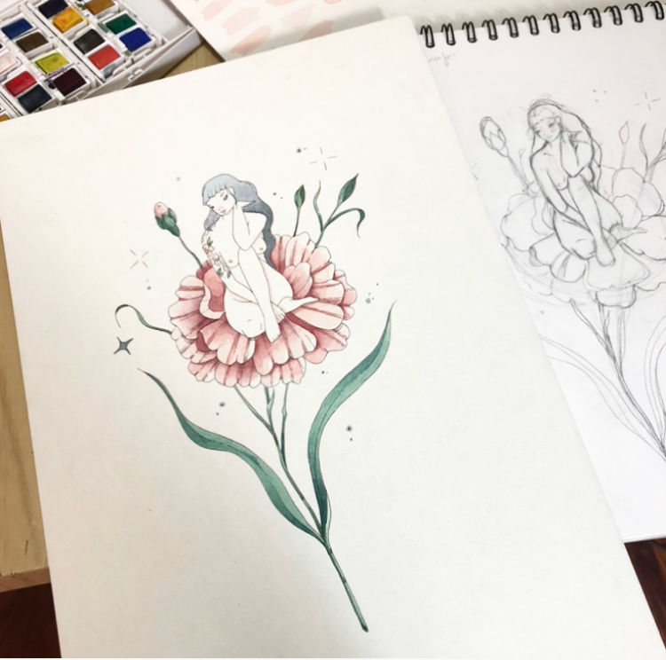 Miniatura: Rosa Gallica (obra original)