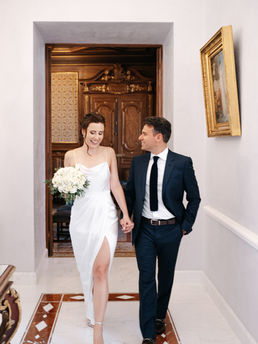 Makeup e acconciatura romantica per sposa e matrimonio, destination wedding in Italia, di Luna Colavolpe.