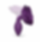 Petit Plug Open Roses Violet