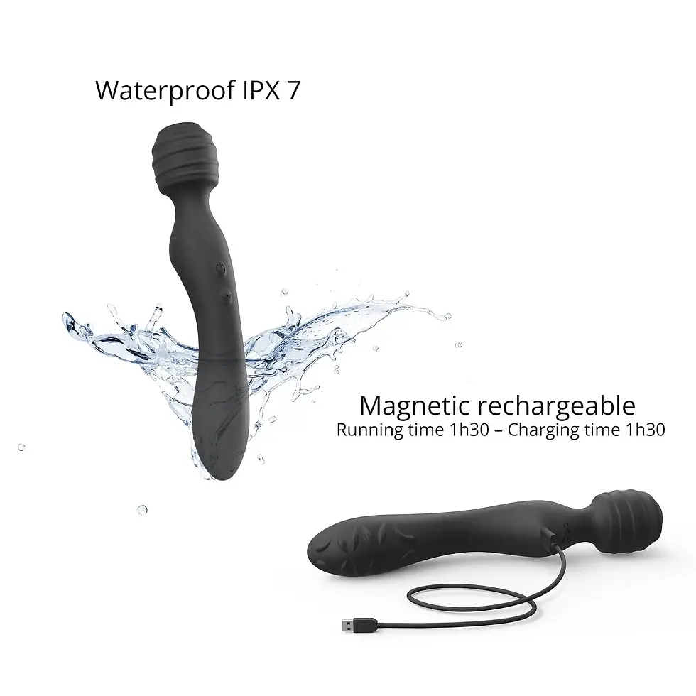Miniature : Twist vibro et wand rechargeable spécial Point G waterproof