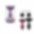 Petit Plug Open Roses Violet 3 tailles