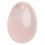Miniature : oeuf de yoni percé quartz rose