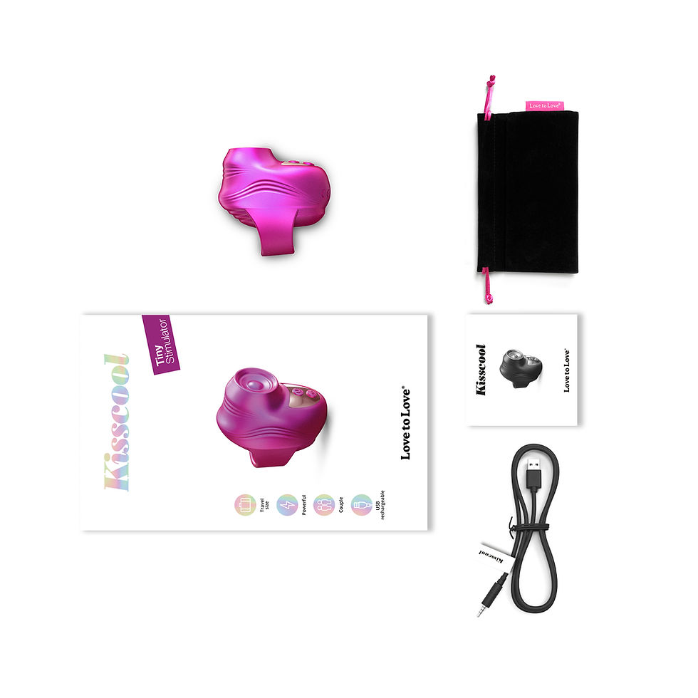 Miniature : Kisscool mini stimulateur clitoridien contenu de la boîte