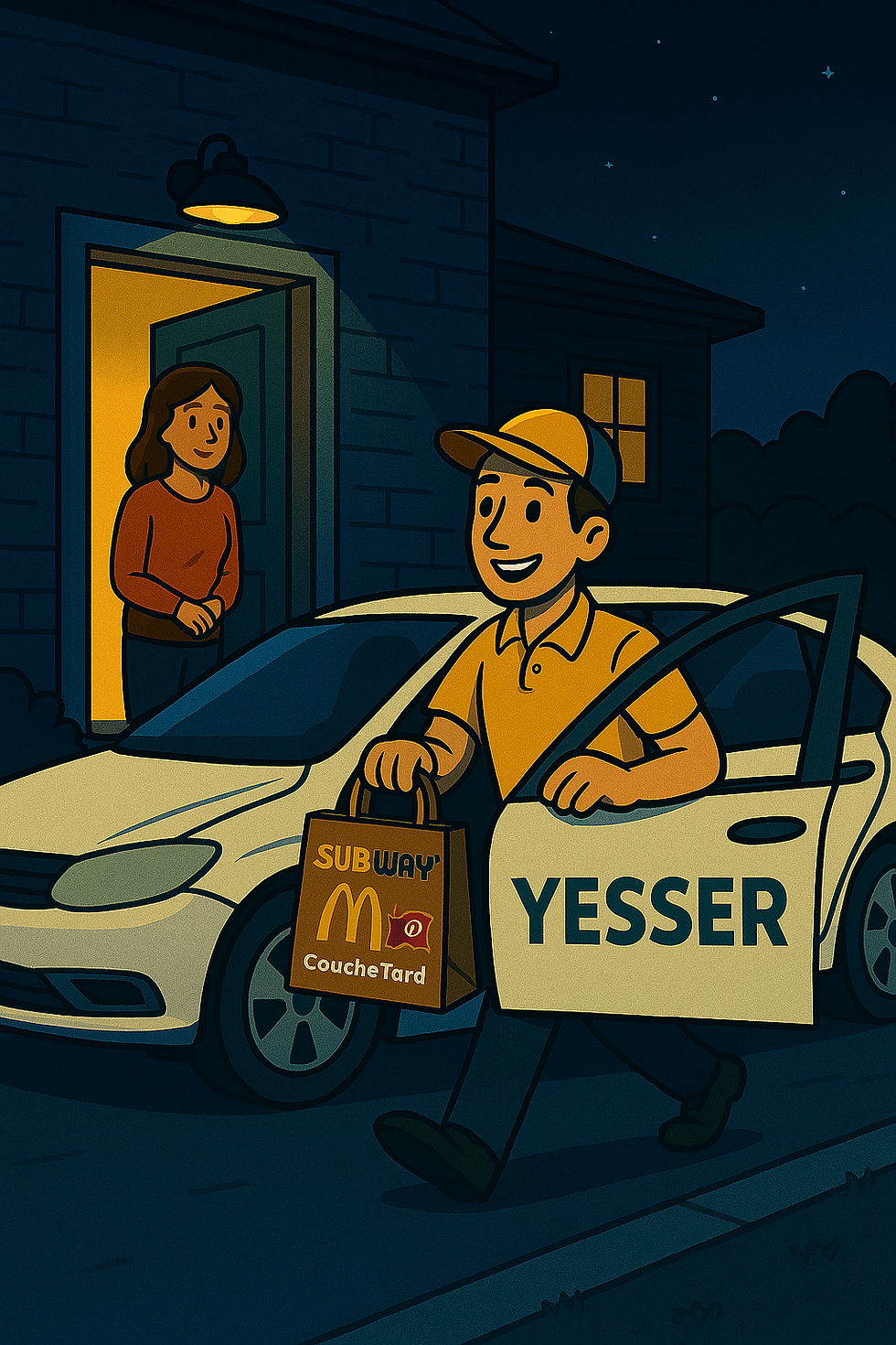 Livraison d'une course YESSER