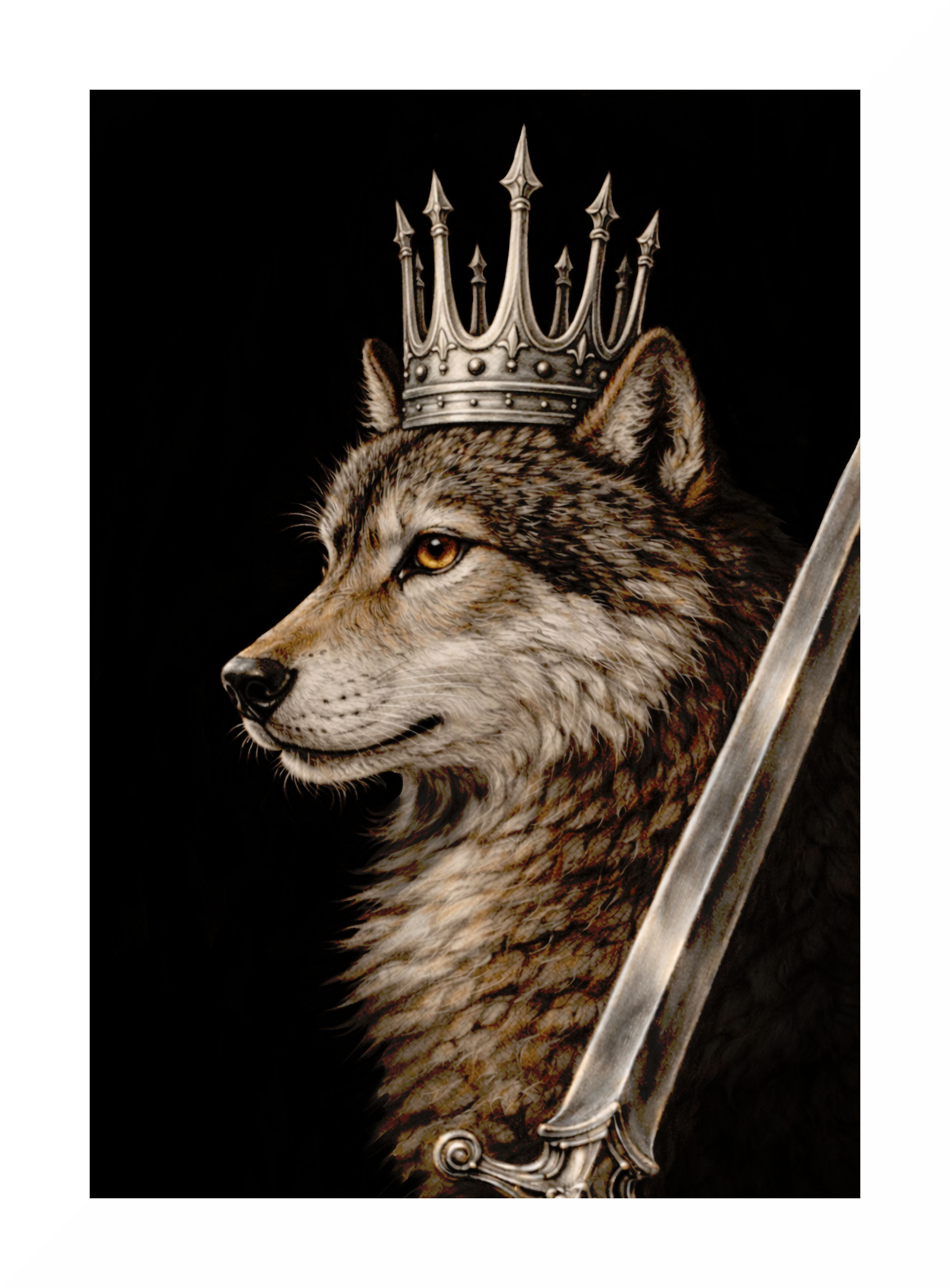 "King of Swords" Signed Print