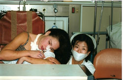  me and nurse, Osaka National Hospital, 