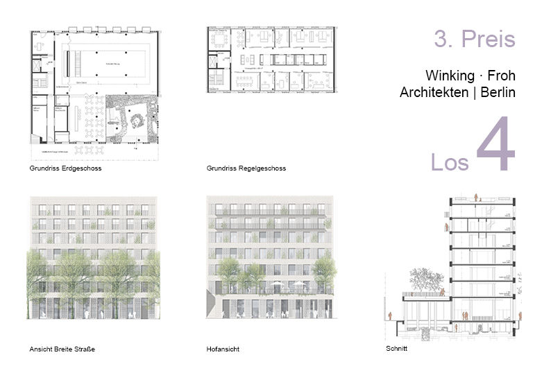 Wettbewerbsbeitrag - Los 4 - 3. Preis - Winking • Froh Architekten, Berlin