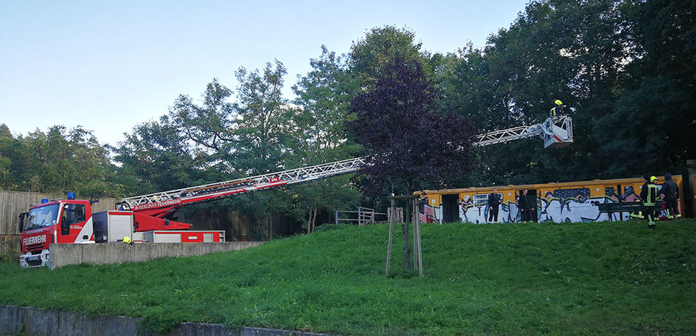 Übung Berliner Feuerwehr- und Rettungsdienst-Akademie