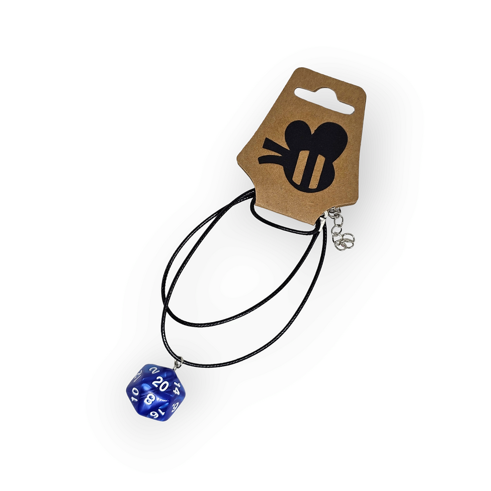 Thumbnail: D20 Dice Charm Necklace