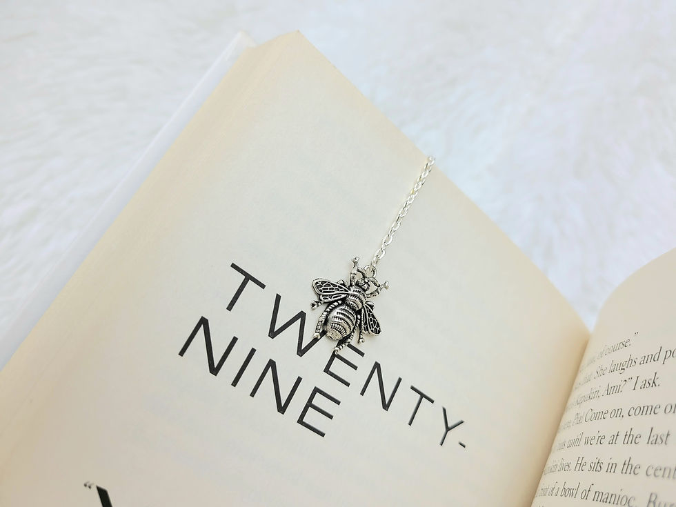 Thumbnail: Black Bee Elastic Bookmark