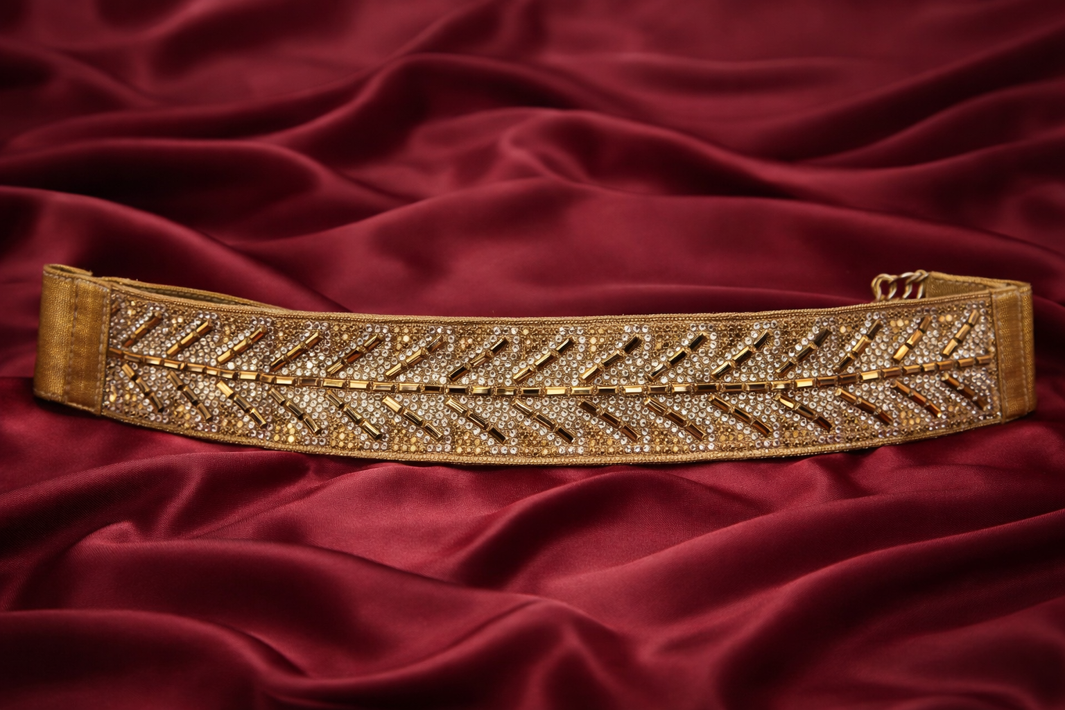 Gold Chevron Hip Belt