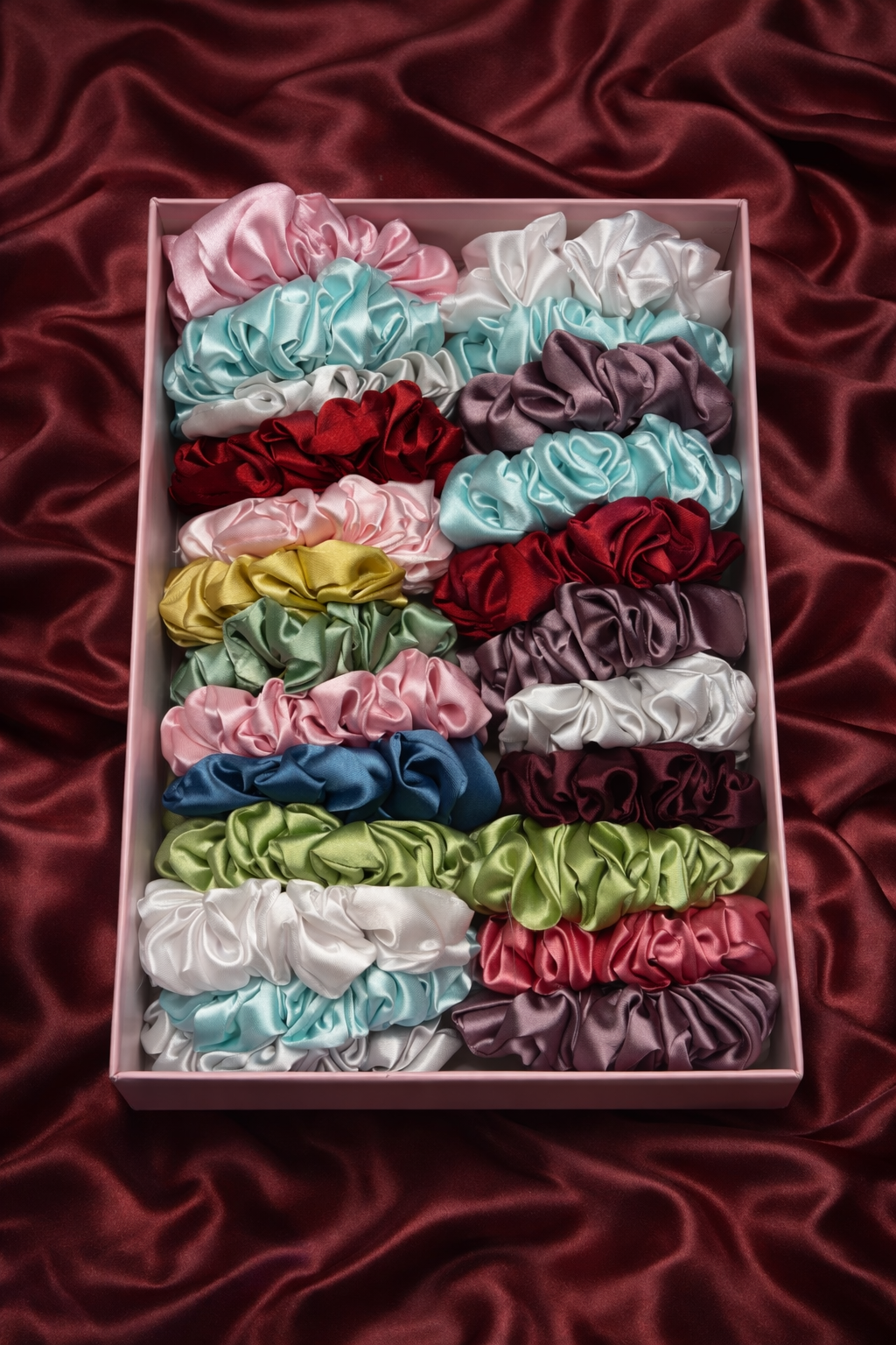 Silk Satin Hair Scrunchies