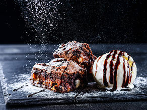 BROWNIES AU CHOCOLAT ET GANACHE NOISETTES AU THERMOMIX