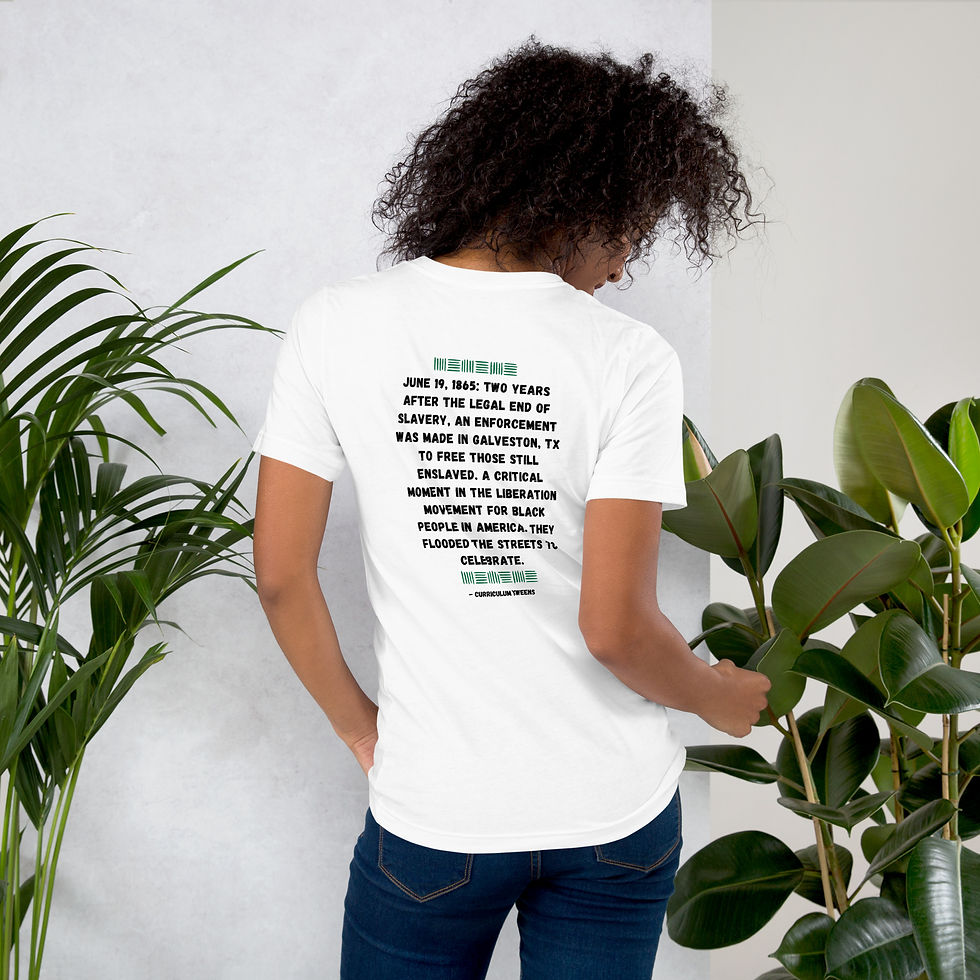 Thumbnail: Juneteenth White Unisex Tee