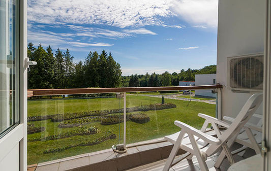 Garden View from hotels room