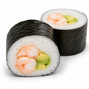 M6 Avocado Ebi Maki