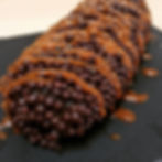 Salame de Brigadeiro de Chocolate Negro e Caramelo Salgado
