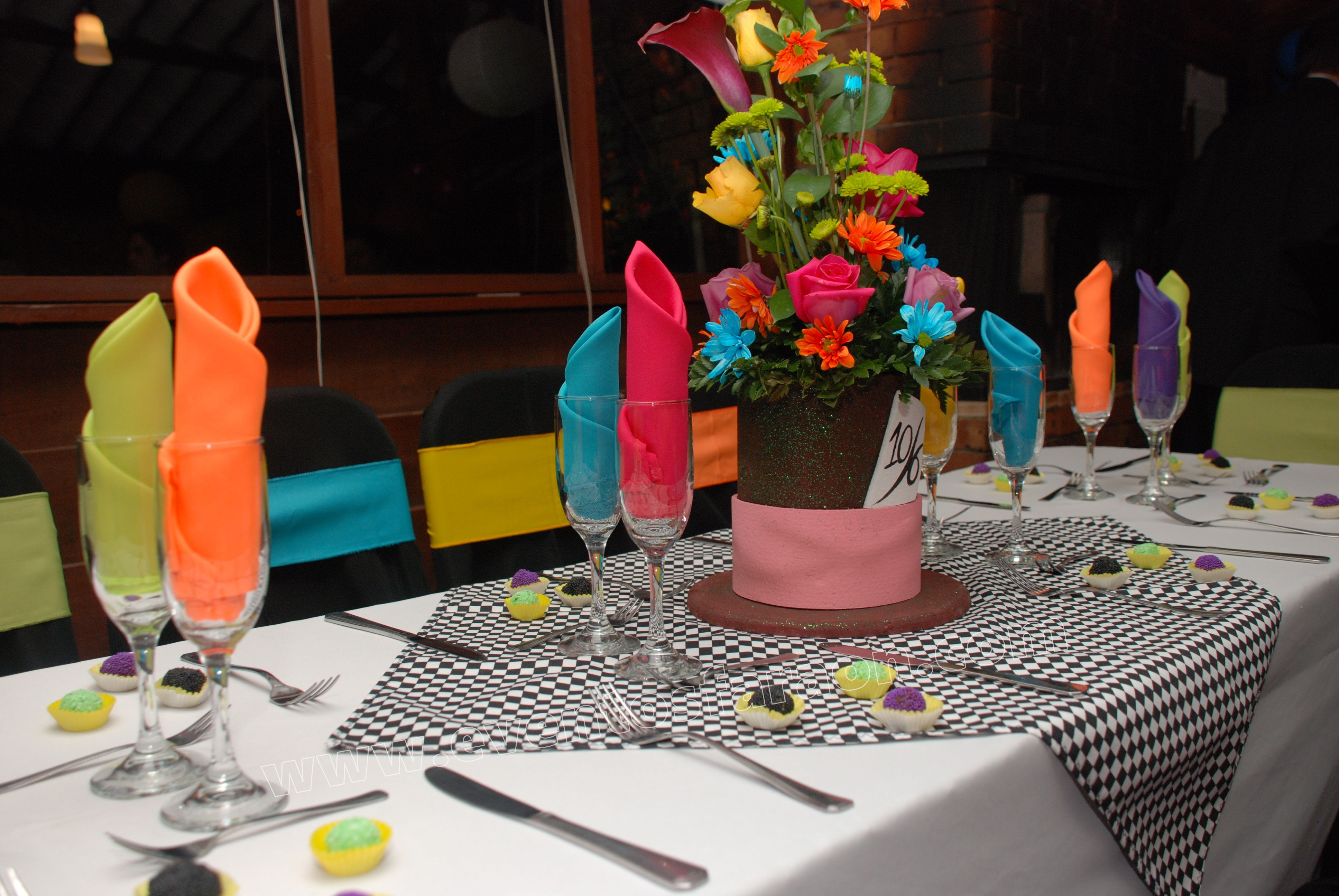 CENTROS DE MESA SOMBRERO