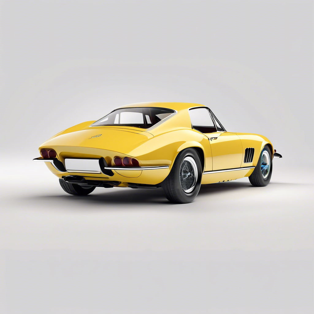 Rare Yellow Sports Car