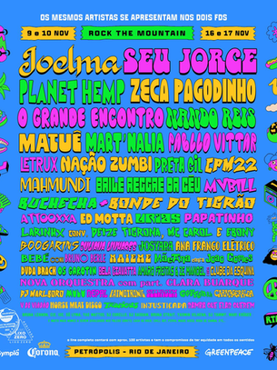 Rock the Mountain divulga line up completo para edição 2024