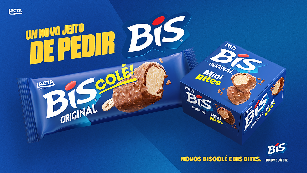 BIS chega ao universo dos sorvetes com o lançamento do BIScolé e BIS Mini Bites