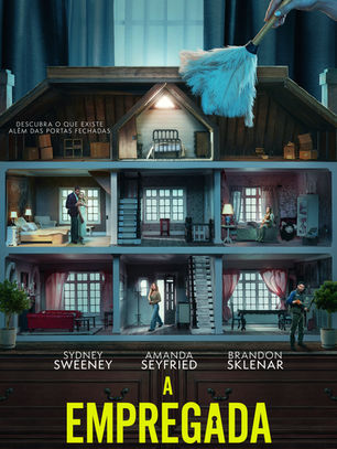 Paris Filmes divulga primeiro cartaz de "A Empregada", suspense com Sidney Sweeney e Amanda Seyfried