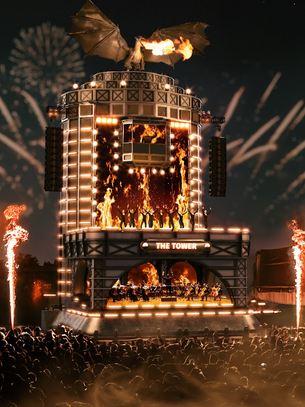The Town Apresenta "The Tower Experience": Uma Imersão Fantástica com Dragão Gigante, Orquestra e DJs de Renome