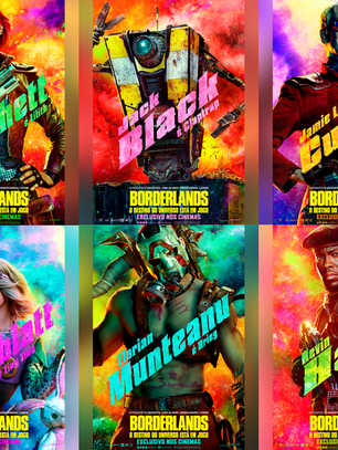 Baseado em uma das maiores franquias de vídeo game, “Borderlands: O Destino do Universo Está em Jogo” ganha trailer e cartazes dos personagens