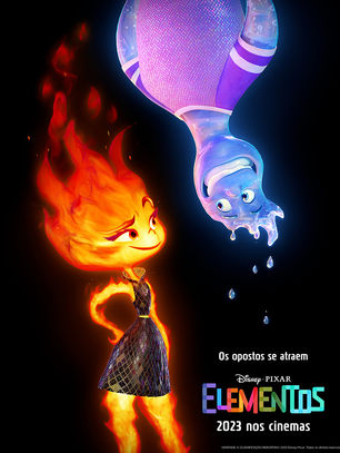 Disney e Pixar lançam novo trailer e pôsteres de "Elementos"
