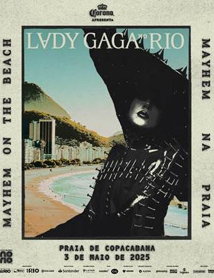 Lady Gaga no Rio: Deezer anuncia sorteio de ingressos para uma experiência única no show em Copacabana