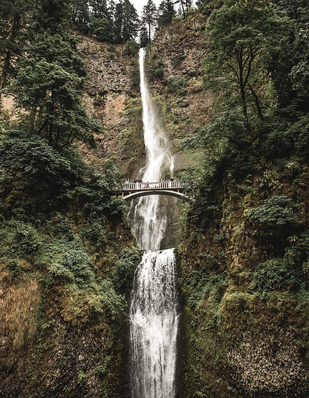 Bridge over Waterfall