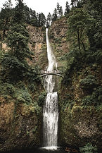 Bridge over Waterfall