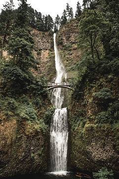 Bridge over Waterfall