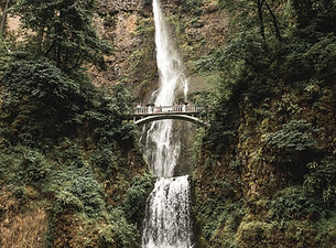 Bridge over Waterfall
