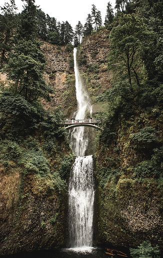 Bridge over Waterfall