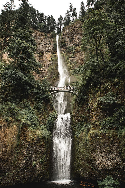 Bridge over Waterfall