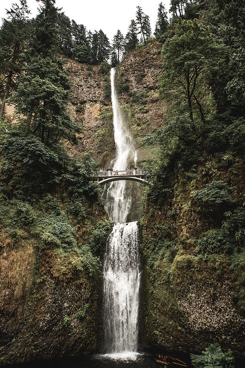 Bridge over Waterfall