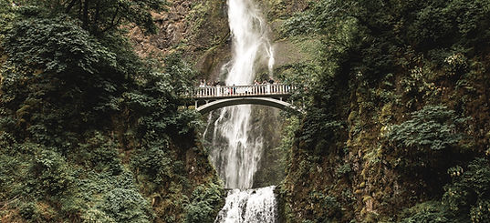 Bridge over Waterfall