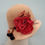Thumbnail: Flapper Cloche with Handmade French Wire Ribbon Flowers