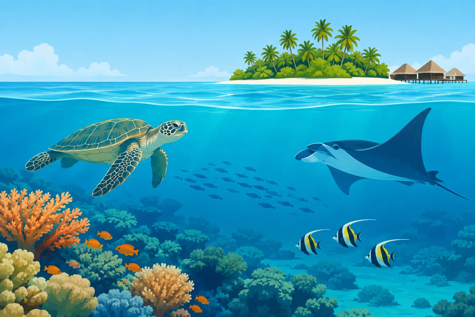 Maldives Marine Wildlife: What You Can See