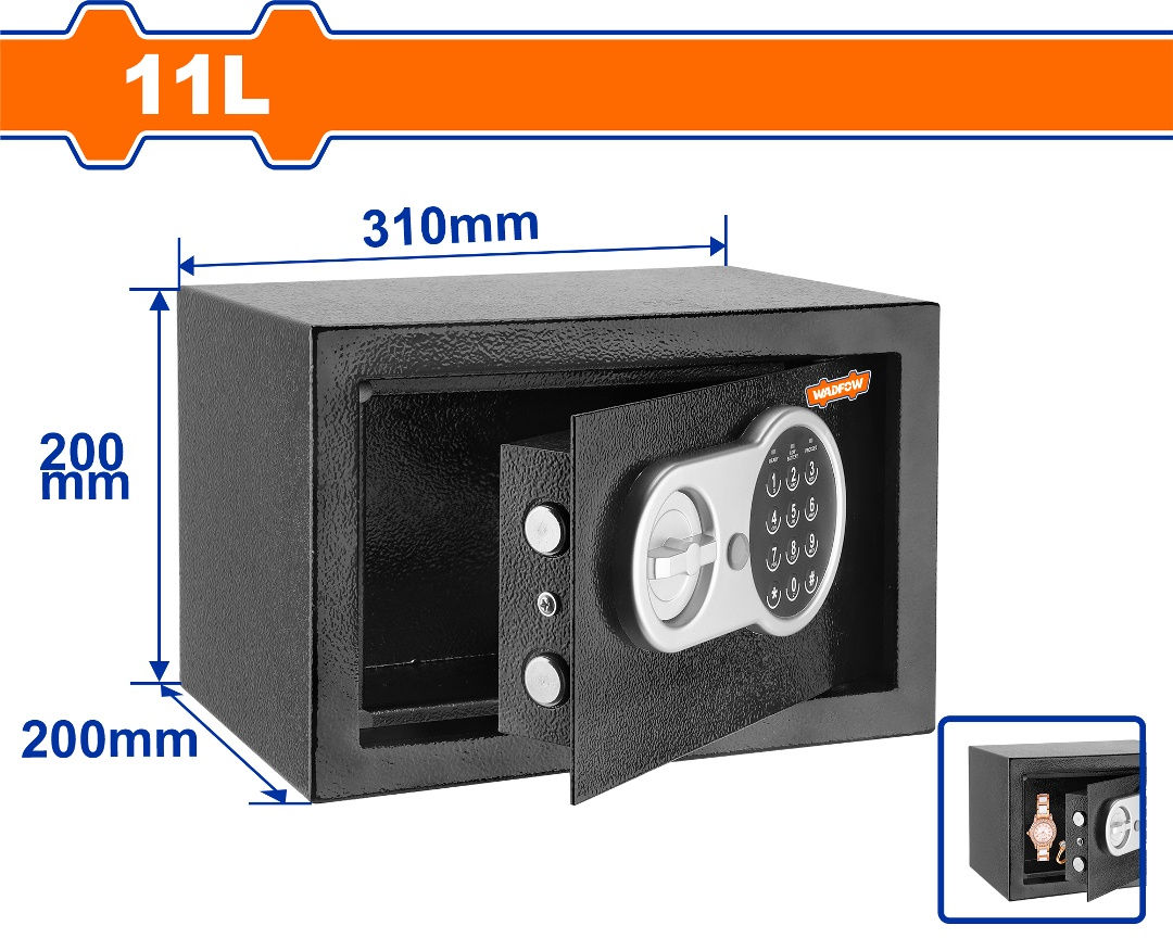 COFFRE FORT ELECTRONIQUE 11L