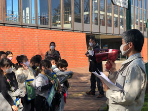 岩見沢駅舎から歴史を学ぼう!(4年生総合学習)