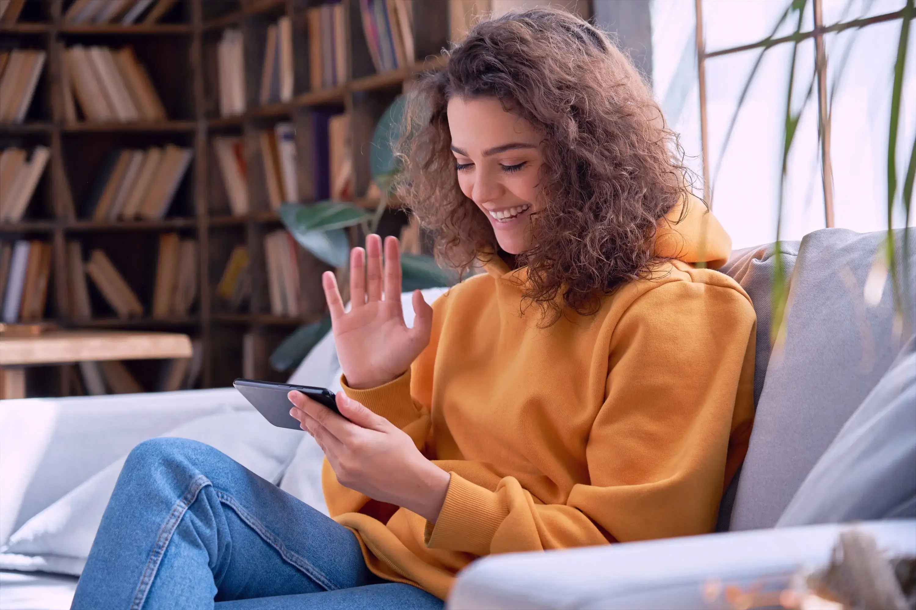 Happy Girl in Online Counselling for Teens Calgary.webp