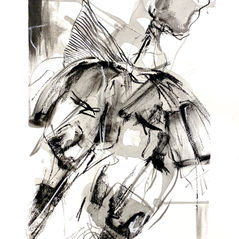 portrait, modern, freehand, drawing, painting, contemporary, face, abstract, acrylics, valerie moser, in good company, artist, athens art, painter, greece, visual artist, french, art studio, canvas, authentic art, mixed media, expressionist