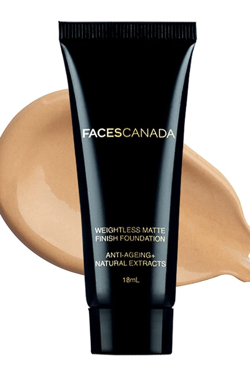 Faces Canada Weightless Matte Finish Foundation, Mini - 18 ml,Beige 03 (Beige)