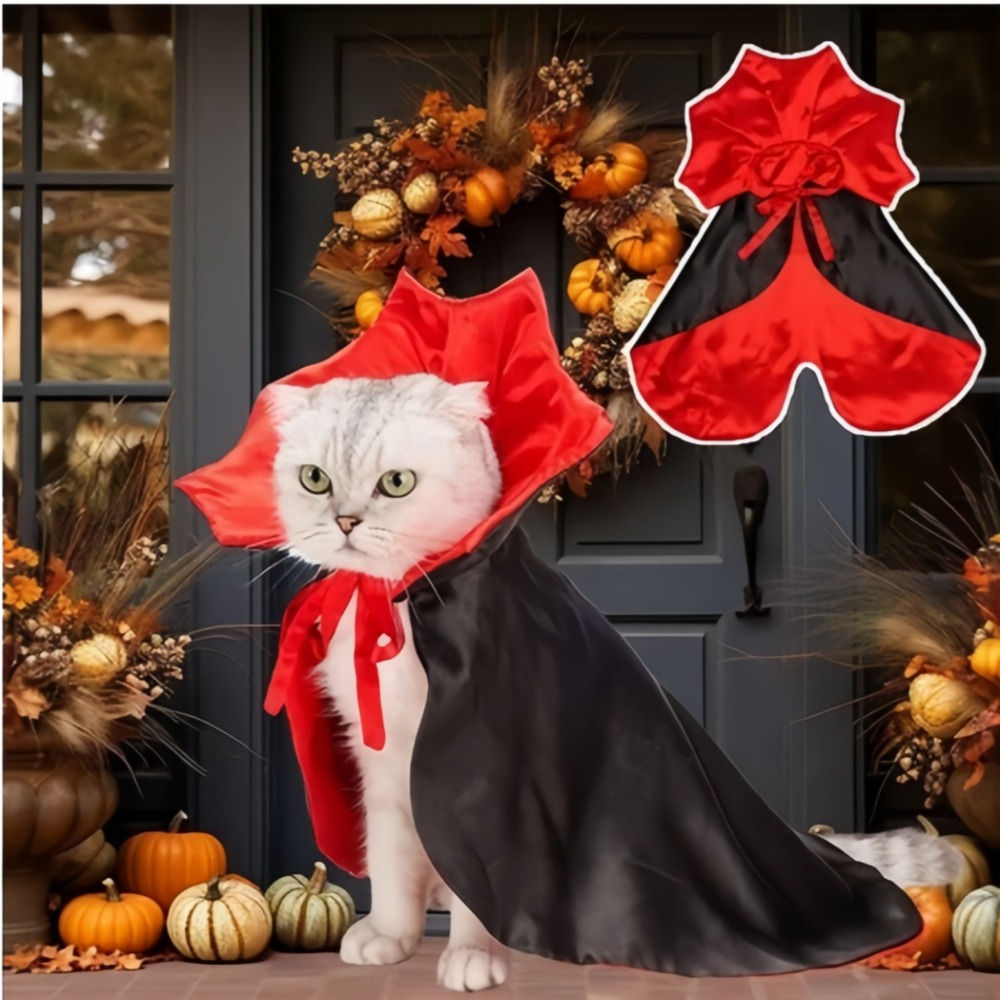 Cat Halloween Vampire Cloak